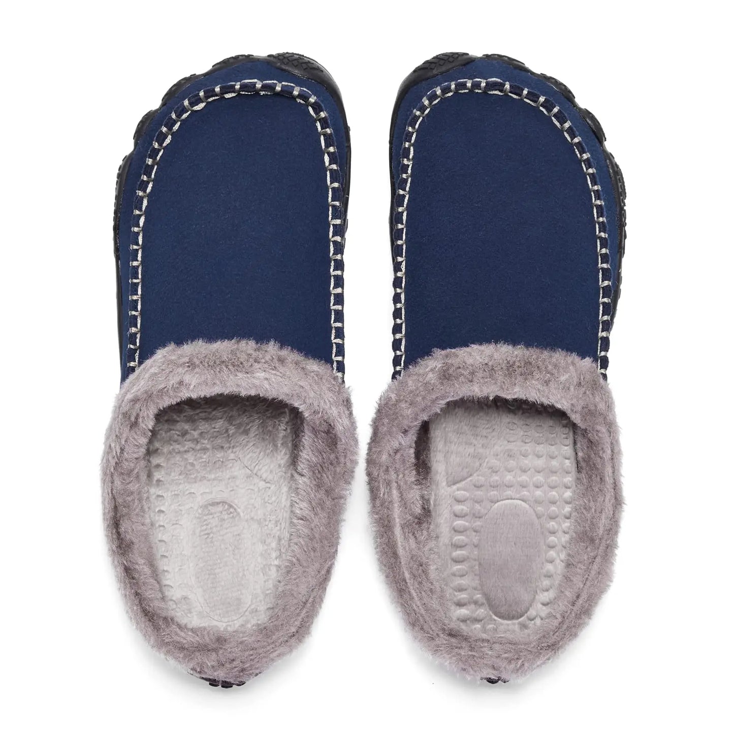 Winter Plüsch Hausschuhe mit rutschfester Sohle – Unisex