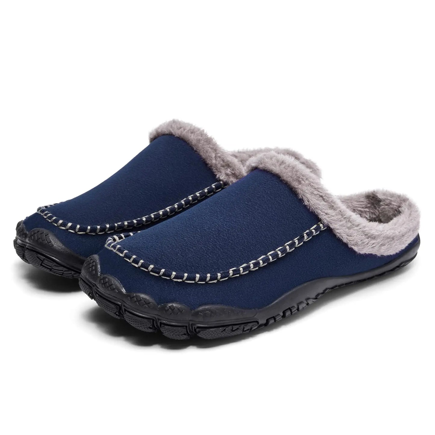Winter Plüsch Hausschuhe mit rutschfester Sohle – Unisex