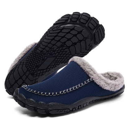 Winter Plüsch Hausschuhe mit rutschfester Sohle – Unisex