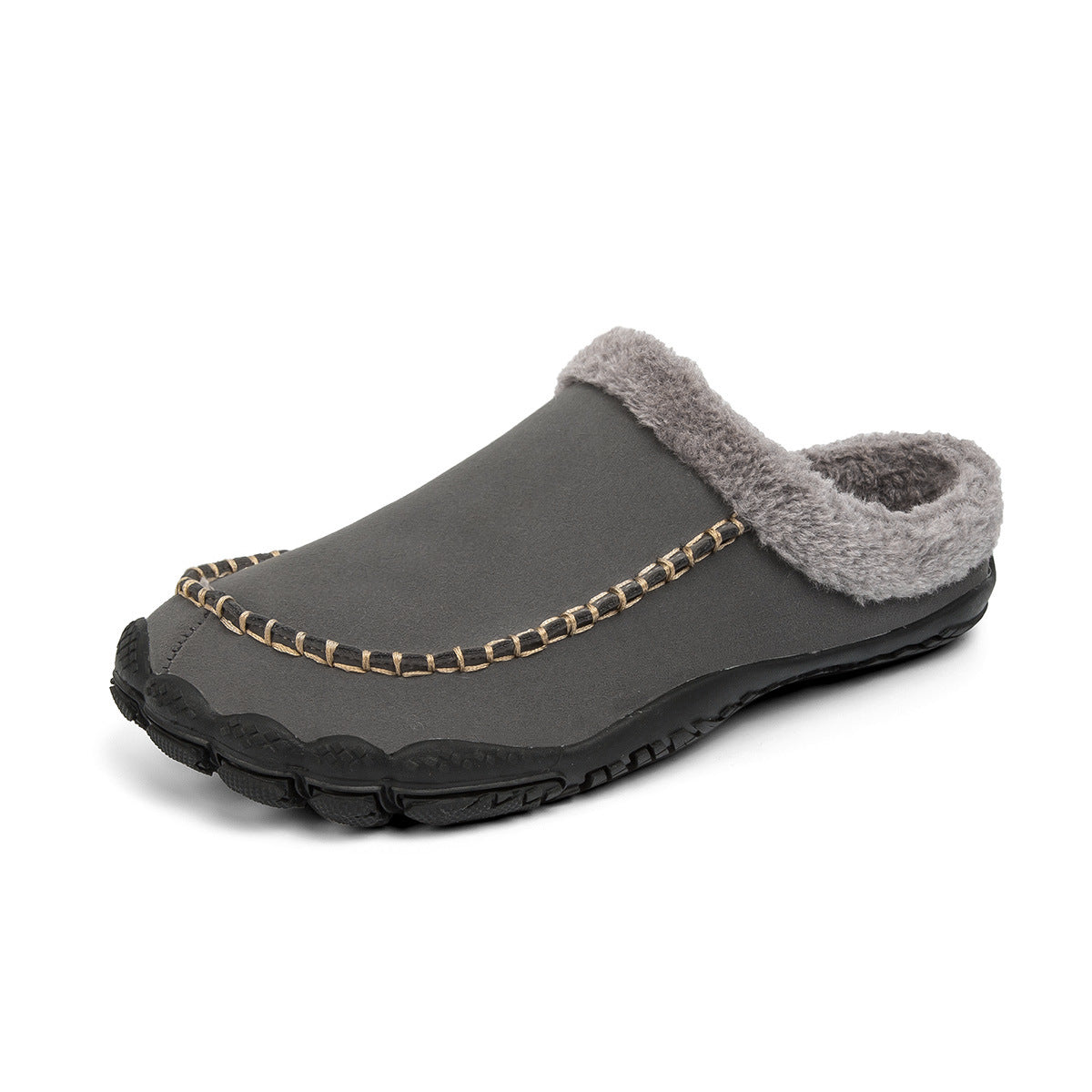 Winter Plüsch Hausschuhe mit rutschfester Sohle – Unisex