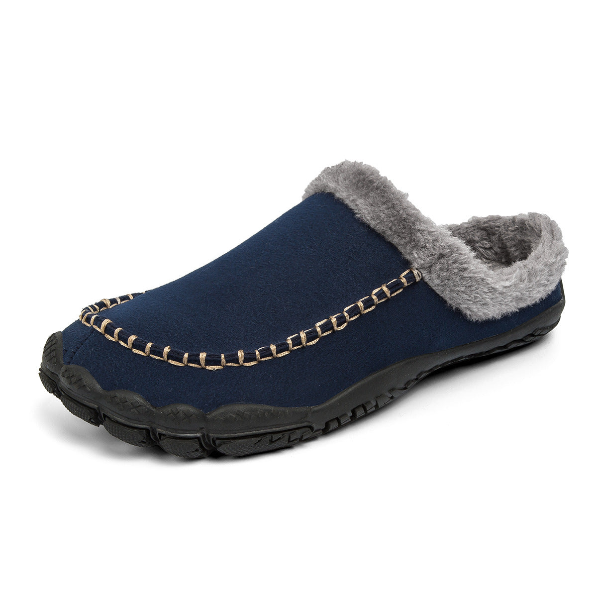 Winter Plüsch Hausschuhe mit rutschfester Sohle – Unisex