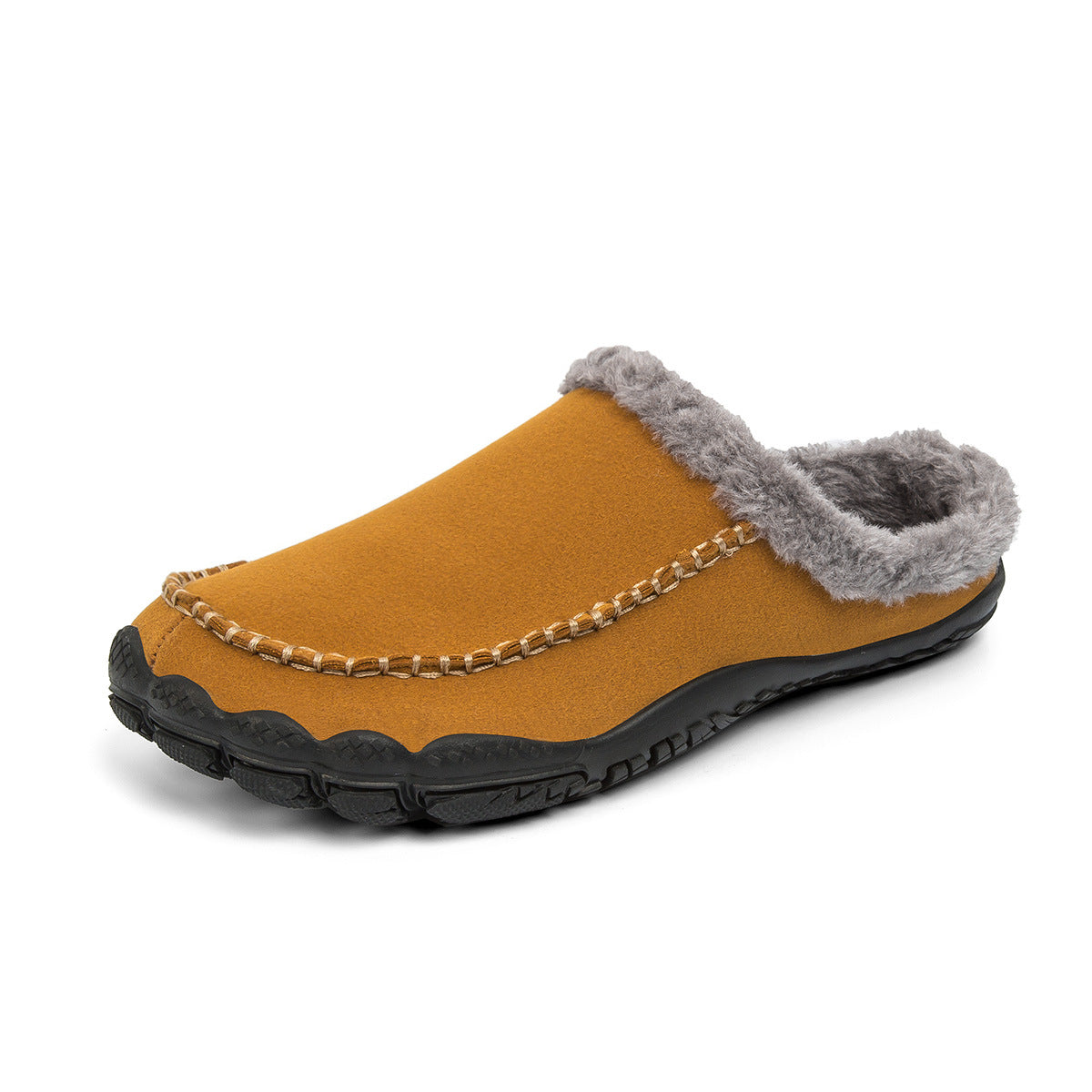 Winter Plüsch Hausschuhe mit rutschfester Sohle – Unisex