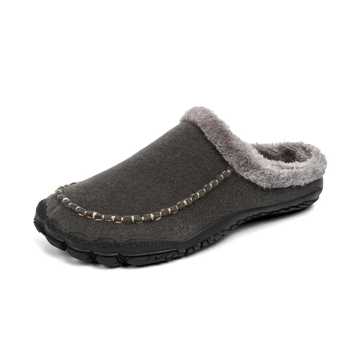 Winter Plüsch Hausschuhe mit rutschfester Sohle – Unisex