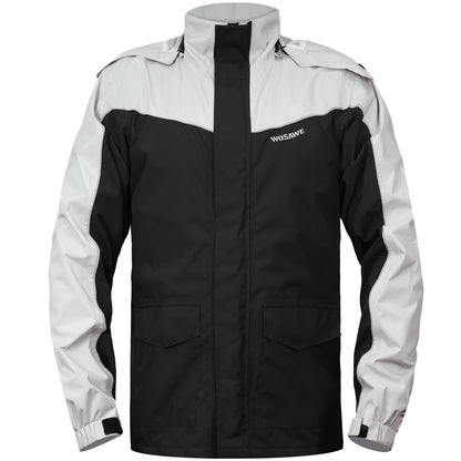 Wind- und wasserdichte Regenjacke mit Kapuze