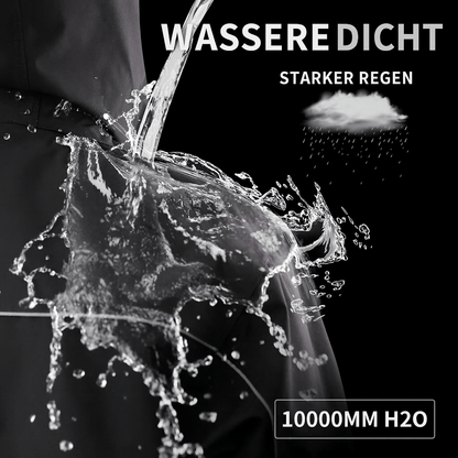 Wind- und wasserdichte Regenjacke mit Kapuze